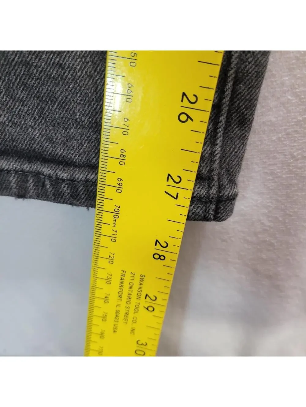 PacSun Jeans Men's 30x30 Black Dark Wash Stacked Distroyed Skinny Jeans